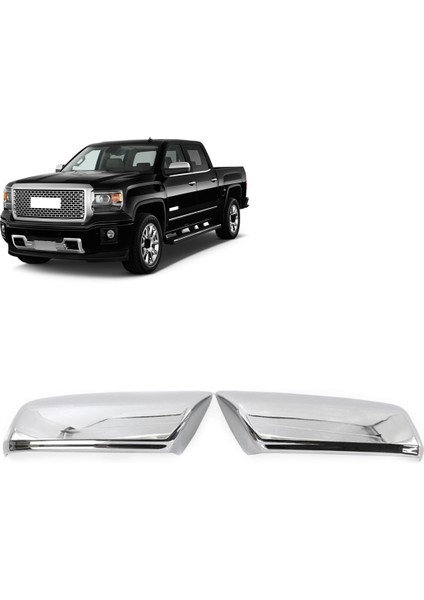 1 Çift Araba Dikiz Aynası Kapağı 2014-2018 Yan Kapı Geri Vites Aynası Gümüş Kaplama ile Uyumlu (Yurt Dışından) fiyatları