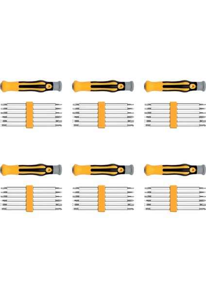 Многоцелевые Наборы,6x 12 In 1 Çok Fonksiyonlu Ev Tornavida Seti Tornavida Özel Şekilli Phillips Çift Kafa Torx Tornavida (Yurt Dışından)
