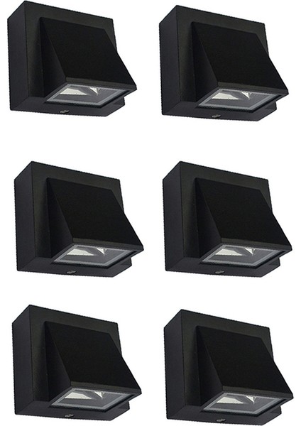 6x 5W Modern LED Duvar Işık Açık Su Geçirmez Duvar Lambası Koridor Avlu Kapısı Teras Balkon Bahçe Için Mükemmel (Yurt Dışından)