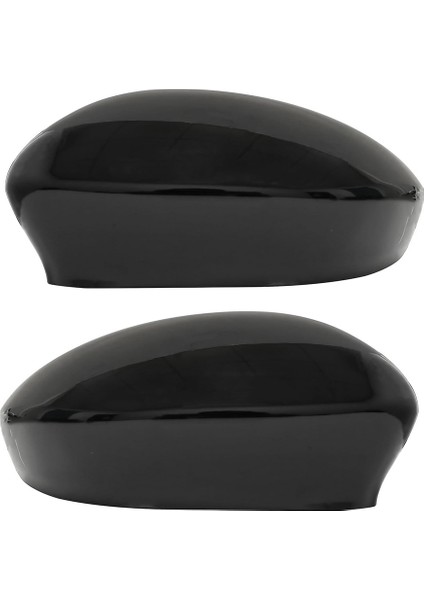 Araba Dikiz Aynası Kapağı Kapağı 2007-2023 Kanat Ayna Çerçeve Kapağı Siyah Araba Aksesuarları ile Uyumlu (Yurt Dışından)