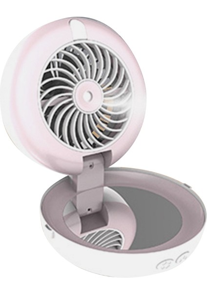 Katlanabilir Su Soğutma Fanı Nemlendirme Klima Soğutucu Zamanlayıcı Masaüstü Otomatik Masa Mini Pembe (Yurt Dışından)