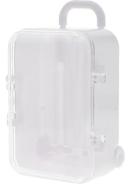 Хранение Продукции,4x Beyaz Mini Rulo Seyahat Bavul Şeker Kutusu Kişilik Yaratıcı Düğün Şeker Kutusu Bagaj Arabası Çantası (Yurt Dışından) fiyatları