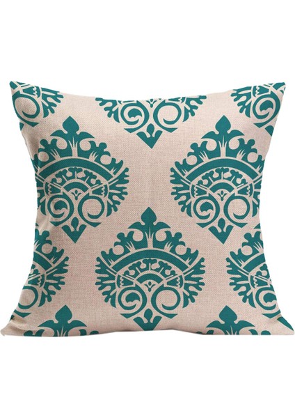 4'lü Paket Yastık Dekoratif Keten Kare Atma Yastık Kapakları Katı Yastık Kılıfları Geometrik Desen Ev Dekor Kanepe Yatak Odası Araba 18X18 Inç (Yurt Dışından) indirimleri