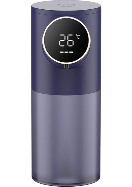 Köpük Sabunluk Otomatik Şarj 320ML Sıvı Sabunluk Dijital Ekran Köpük El Dispenseri Mavi (Yurt Dışından)