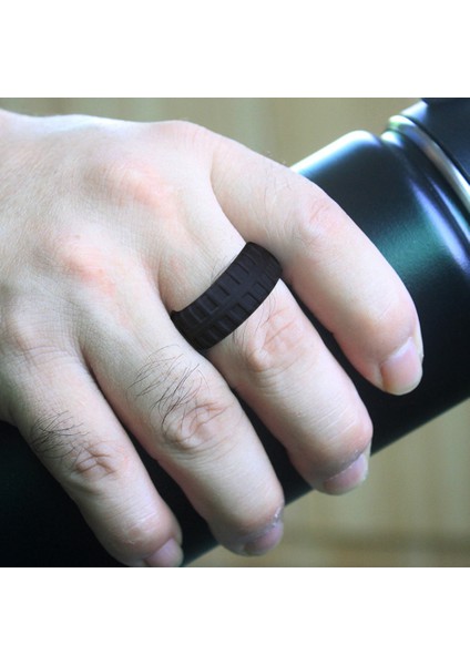 9.0mm Kadınlar Için Popüler Silikon Serin Yüzükler Dikdörtgen Silikon Alyans Çevre Lastik Spor Yüzük 10 (Yurt Dışından) modelleri