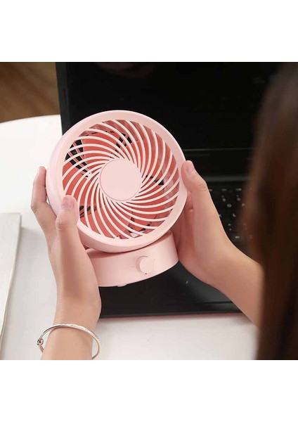 USB Masa Fanı Küçük Kişisel Sessiz Çalışma Taşınabilir Ofis Mini Fan, A (Yurt Dışından) fırsatları