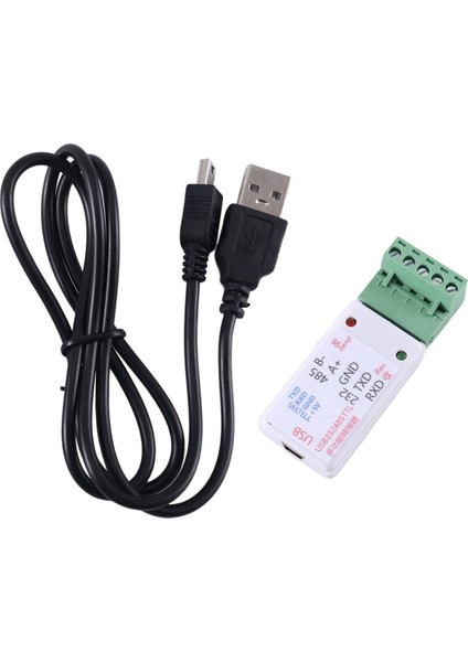 Usb'den 485'E Usb'den 232'YE 232'DEN 485'E Çok Fonksiyonlu Taşınabilir Üçü Bir Arada Dönüştürücü, Gösterge Işığı ile (Yurt Dışından)
