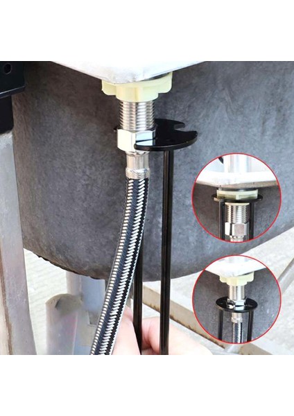 Многоцелевые Наборы,mutfak Tamir Sıhhi Tesisat Aracı Lavabo Musluğu Anahtar Sıhhi Tesisat Borusu Dört Pençe Anahtarı Banyo Anahtarı Aracı Setleri 3 Süngü (Yurt Dışından)