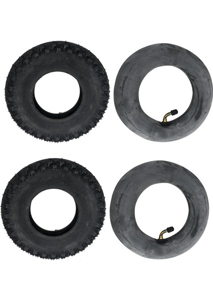 2x (8 Inç x 2 Inç) 200X50 (8 Inç) Elektrikli Gaz Scooter Için Lastik Fit (Iç Tüp Dahil) Tekerlekli Sandalye Tekerleği (Yurt Dışından)