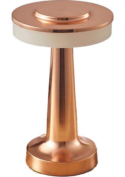 4x Dokunmatik LED Şarj Edilebilir Masa Lambası Yemek Masası Bar Masa Lambası Açık Küçük Gece Lambası Dekoratif Masa Lambası, Bronz (Yurt Dışından) fiyatları