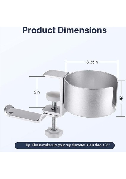Хранение Продукции,masa Bardaklığı, 2'si 1 Arada Masa Bardaklığı, Kulaklık Askılı, Masa Veya Masa Için Dökülmeyi Önleyici Bardaklık Gümüş (Yurt Dışından) modelleri