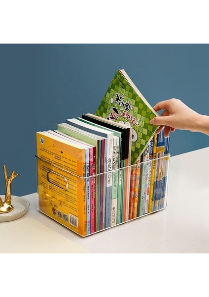 2 Adet Plastik Mutfak Kiler Dolabı, Buzdolabı Veya Dondurucu Gıda Veya Kitap Saklama Kutuları Kulplu-Aperatifler Için Organizatör (Yurt Dışından) modelleri