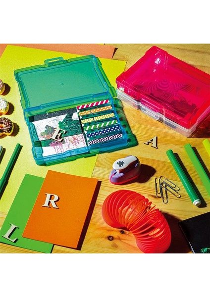 Şeffaf 4 x 6 Inç Fotoğraf Kılıfları ve Saplı Şeffaf Craft Keeper - 16 Iç Kutu Plastik Saklama Kabı Kutusu (Yurt Dışından) indirimleri