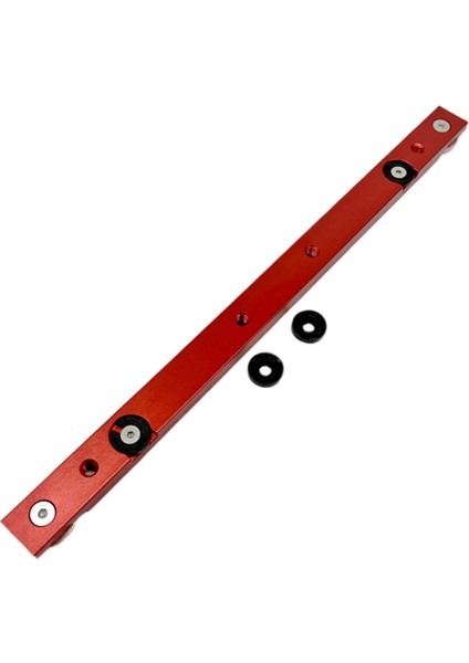 300MM Ağaç Işleme Alüminyum Alaşımlı Gönye Ray T Parça T Yuvası Masa Testere Yönlendirici Gönye Ölçer Çubuk Dıy Aracı Kırmızı (Yurt Dışından)