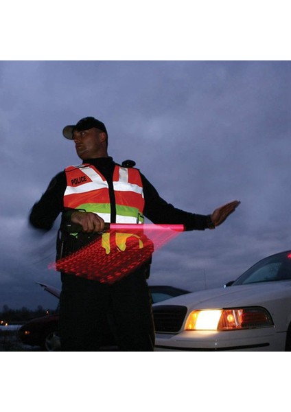 Многоцелевые Наборы,trafik Copları, LED Trafik Kontrol Çubuğu, Emniyet Işığı Copları, Otopark ve Havaalanları Için Sinyal Copları, 21 Inç, 4 Adet (Yurt Dışından)