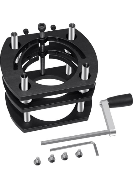 Многоцелевые НАБОРЫ,65MM Çaplı Motorlar Için Yönlendirici Kaldırma Yükseltme, Ağaç Işleme Yönlendirici Masa Ekleme Plakası Kaldırma Tabanı, Siyah (Yurt Dışından)