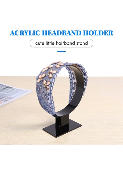 Akrilik Kafa Bandı Tutucu, Saç Aksesuarları, Kafa Bandı Teşhir Standı, Takı Tutucu Siyah (Yurt Dışından) fırsatları
