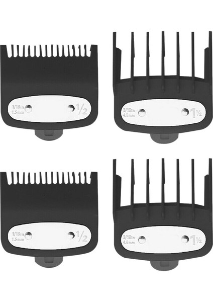 4 Adet Saç Kesme Sınırı Tarak Kılavuzu 1.5mm/4.5mm Boyutu Berber Wahl Için Yedek (Yurt Dışından)