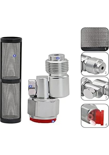 246385 ve 235486 246384 Için 7/8 Inç Dişli Kombinasyon 390 395 490 495 Havasız Boya Püskürtücü Için Pompa Manifold Filtresi (Yurt Dışından) fırsatları