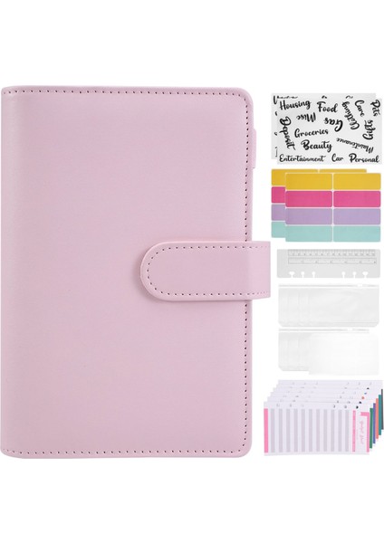 A6 Bütçe Klasörü, Fermuarlı Zarflar, Bütçe Planlayıcısı Kitap Para Tasarrufu Organizatörü, Bütçeleme Için Nakit Zarflar Pembe (Yurt Dışından) fiyatları