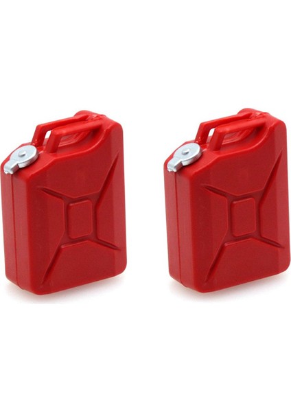 4 Adet Mini Simülasyon Yakıt Tankı Dekorasyon Araçları 1/8 1/10 Rc Paletli Araba Eksenel SCX10 Trx4 D90, Kırmızı (Yurt Dışından)