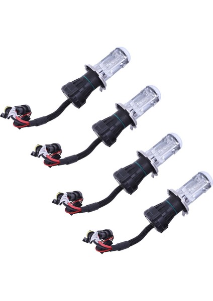 4x Ampul Otomatik Hıd Bı-Beam Yüksek / Düşük Ampul H4 (55W, 6000K) (Yurt Dışından)