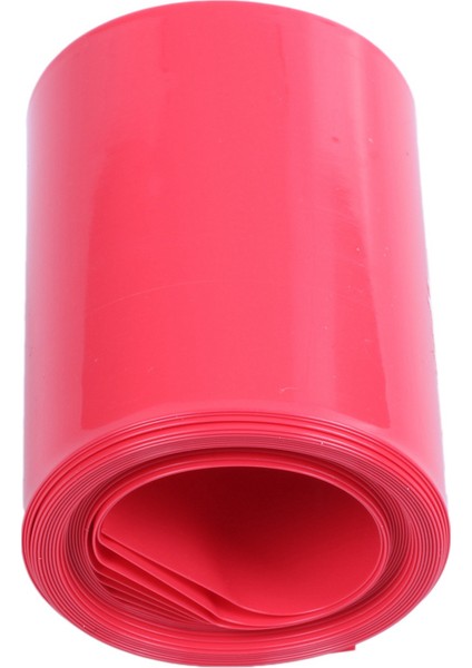 2x 2m 50MM Genişlik Pvc Isıyla Daralan Sarma Tüpü Kırmızı, 2 x 18650 Için (Yurt Dışından)
