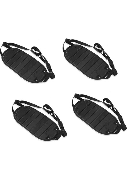4x Ergonomik Ayak Dayanağı, Seyahat Ayak Dayama Uçak Bacak Dayanağı Uçuş Ayak Hamak Carry-On Masa Altında Aksesuarları (Yurt Dışından)