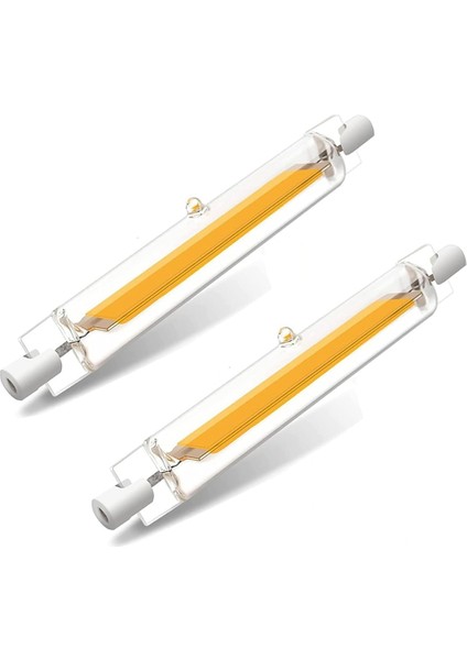 R7S LED 118 mm Kısılabilir Lambalar, 20 W R7S LED Ampuller 200 W Halojen Ampuller Için Yedek, Sıcak Beyaz 2'li Paket (Yurt Dışından)