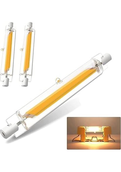 R7S LED 118 mm Kısılabilir Lambalar, 20 W R7S LED Ampuller 200 W Halojen Ampuller Için Yedek, Sıcak Beyaz 2'li Paket (Yurt Dışından)