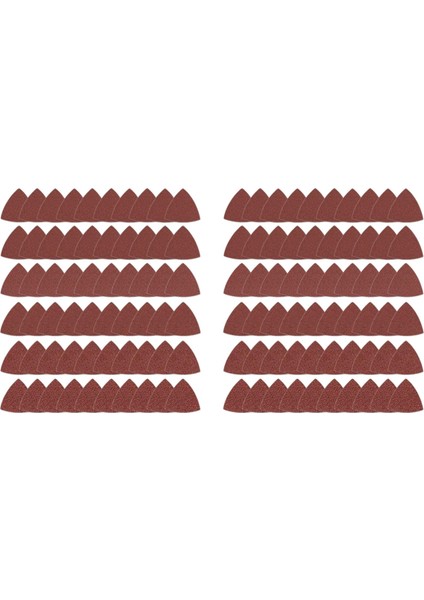 120 Adet Üçgen Kanca ve Döngü Üçgen Zımpara Kağıdı, Fit 3-1/8 Inç Çoklu Alet, Çeşitli 40 60 80 100 120 240 Grit (Yurt Dışından)