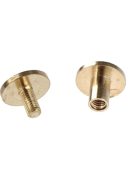 30X Ark Katı Pirinç Düğme Saplama Vida Çivi Vida Geri Deri Perçin Kemer 6mm (Yurt Dışından) fırsatları