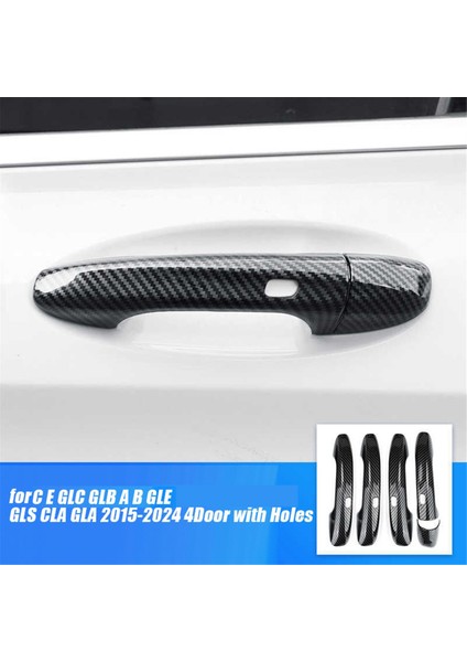 Adet Dış Kapı Kulp Kılıfı Trim Çıkartmalar Ce Glc Gls Cla Gla 15-24 4 Kapı Delikli B ile Uyumlu (Yurt Dışından)
