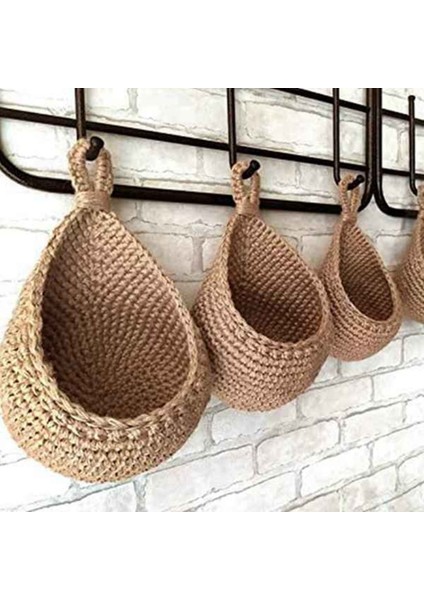 Jüt Patates ve Soğan Depolama Sepeti Kiler Boho Mutfak Dekoru Bohemian Asılı Meyve Sepetleri Mutfak Için (Yurt Dışından) indirimleri