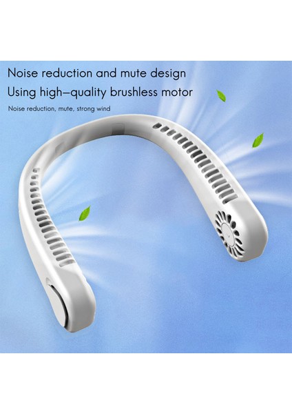 Taşınabilir Boyun Fanı - Eller Serbest Kanatsız Fan, Soğutma Asılı Kulaklık Tasarımı Klima (Yurt Dışından) fırsatları