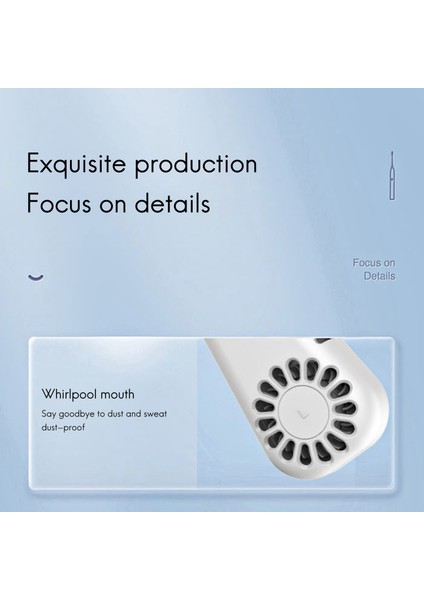 Taşınabilir Boyun Fanı - Eller Serbest Kanatsız Fan, Soğutma Asılı Kulaklık Tasarımı Klima (Yurt Dışından) indirimleri