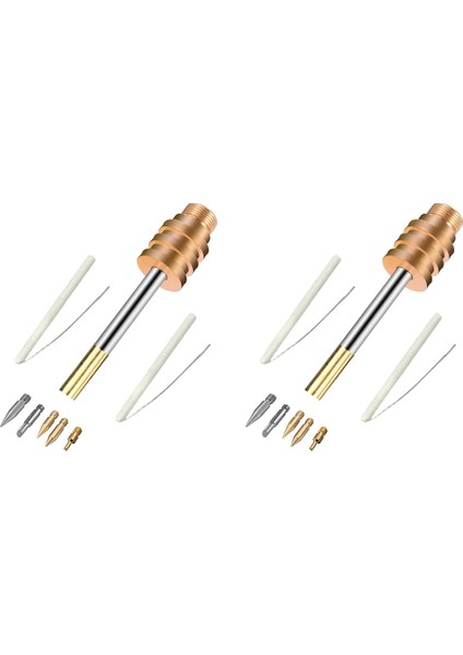 2X510 Arayüz Havya Ucu USB Kablosuz Havya Ucu Kaynak Aracı 15W Kesici Kafa At Nalı Şekli (Yurt Dışından)