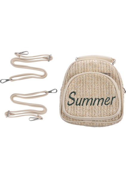 Küçük Sırt Çantası Omuz Çantası Kore Versiyonu Kadın Moda Çok Amaçlı Mini Sırt Çantası Vahşi Öğrenci Çantası Bej (Yurt Dışından) fırsatları