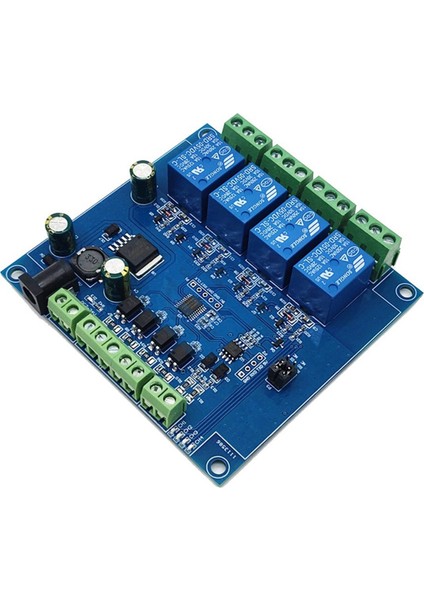 2x Modbus Rtu 7-24V 4 Kanal Röle Modülü Anahtarı RS485/TTL Uart Iletişim Arayüzü Bağlantısı 8-Bit Mcu Kontrolü (Yurt Dışından)