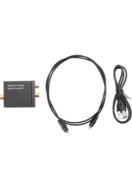 Analog Ses Dönüştürücü Adaptör Rca Sv'ye Dijital Optik Koaksiyel Toslink Sinyali (Yurt Dışından)