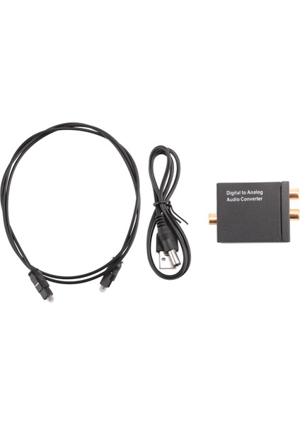 Analog Ses Dönüştürücü Adaptör Rca Sv'ye Dijital Optik Koaksiyel Toslink Sinyali (Yurt Dışından)