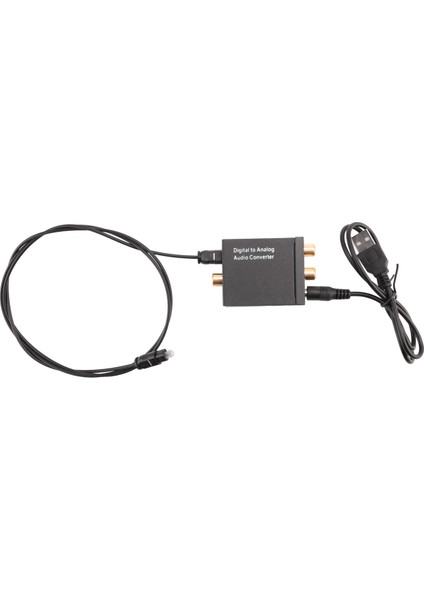 Analog Ses Dönüştürücü Adaptör Rca Sv'ye Dijital Optik Koaksiyel Toslink Sinyali (Yurt Dışından)