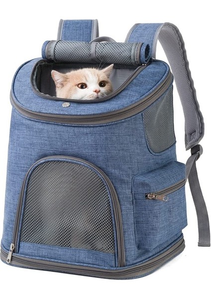 Evcil Hayvanlar Küçük Köpek Sırt Çantası - Kedi Sırt Çantası Havayolu Onaylandı - Küçük Köpekler, Köpek Yavrusu, Kediler, Tavşanlar Için Köpek Taşıyıcı Sırt Çantası Mavi (Yurt Dışından)