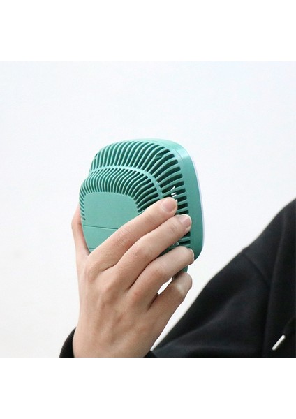 USB Masa Fanı, Ev Ofis Araba Dış Mekan Seyahati Için Yumuşak Gece Lambası Fanı ile 3 Hızlı Kişisel Küçük Masaüstü Masa Sessiz (Kırmızı) (Yurt Dışından) modelleri