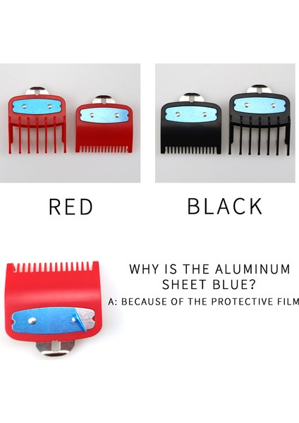 6 Adet Limit Tarak Kılavuzu Kesme Koruma Eki Kiti Berberler Için Wahl Saç Kesme Makinesi Için-Siyah (Yurt Dışından) fırsatları