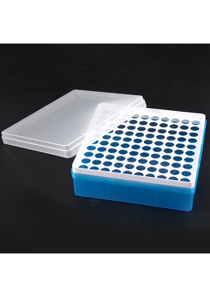 Plastik Kare 100 Pozisyon Laboratuvarı 1.5ml Santrifüj Tüpü Kutu Kutusu (Yurt Dışından)