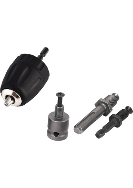 0.8-10MM Anahtarsız Matkap Mandreni 3/8 - 24UNF Dişli Hızlı Çıkarılan Mandren Sds-Plus Şaftlı Matkap Tutucu 1/4 Inç Altıgen (Yurt Dışından)