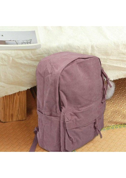 Moda Bulanıklık Topu Kız Okul Sırt Çantası Rahat Kadife Çanta Öğrenci Dayanıklı Okul Çantası (Yurt Dışından) indirimleri