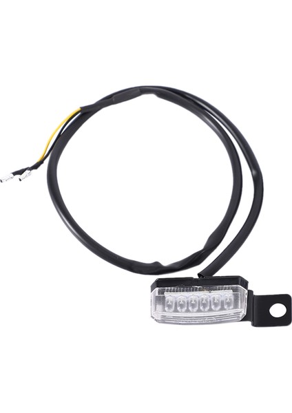 2 Adet Evrensel Mini LED Motosiklet Lambası Cafe Choppers Için Sinyal Işığı Açın (Yurt Dışından)