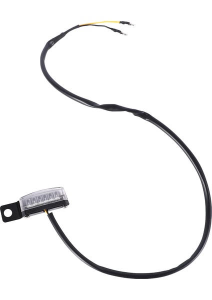 2 Adet Evrensel Mini LED Motosiklet Lambası Cafe Choppers Için Sinyal Işığı Açın (Yurt Dışından)